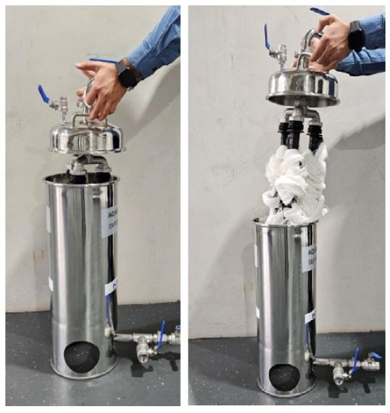 AQUALOOP direct, Ultrafiltrationseinheit